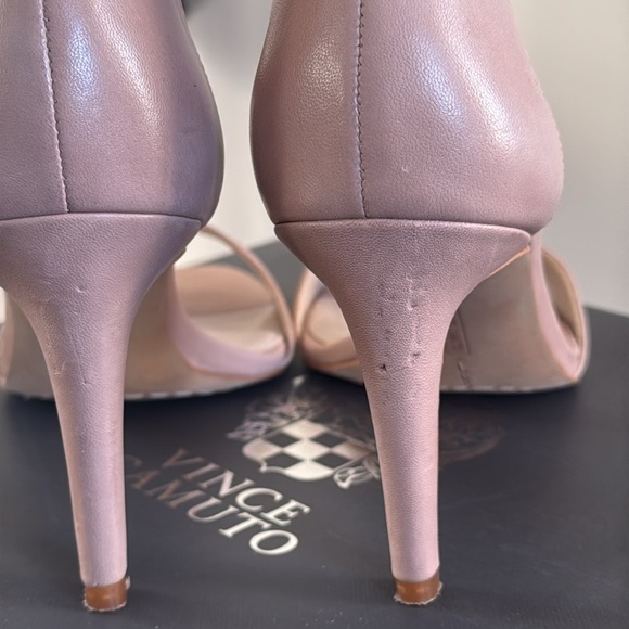 Vince Camuto Court light pink open toe ankle strap, heels, stilettos sandals 6.5 - Picture 9 of 15